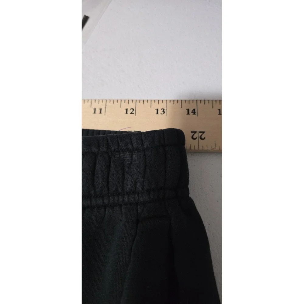 Nike Air Sportswear Men's Size S Black White Fleece Cargo Pants - Picture 5 of 7